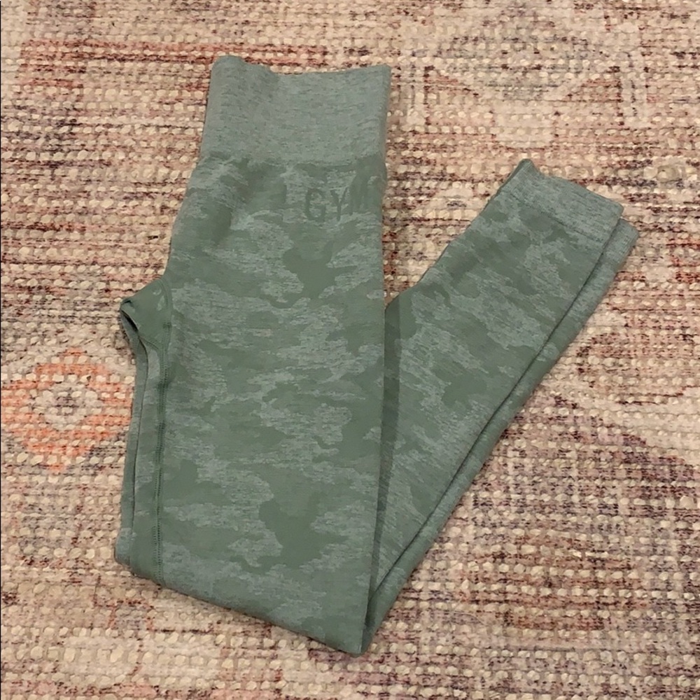 GYMSHARK CAMO SEAMLESS LEGGINGS